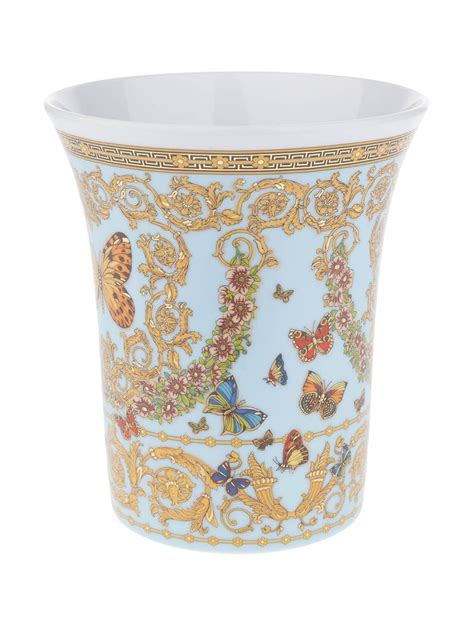 versace vase blau|versace homewares.